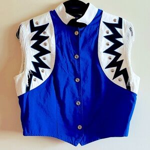 Cowgirl Vintage Fringe Funky Shirt Top